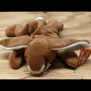 Ty Beanie Baby Brown Bunny Plush